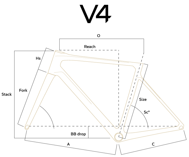Геометрия Colnago V4