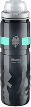 Фляга-термо Bianchi Thermal Bottle 650мл / Черный-Целесте