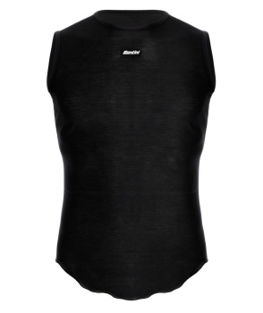 Термомайка без рукавов Santini Dry Baselayer / Черный