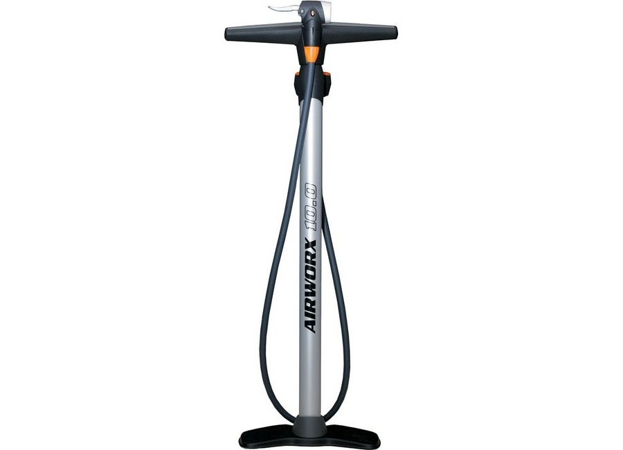 Насос напольный SKS AIRWORX 10.0 10 бар (2020) / Серебристый