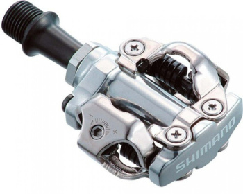 Педали контактные МТБ Shimano Pedal PD-M540 / SPD / Шипы SM-SH51 / Серый