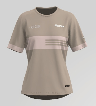 Беговая футболка женская Santini Vibe SS Running Jersey / Custom ECSI