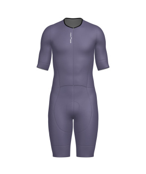 Трисьют с коротким рукавом женский Santini Leaf Women's Trisuit / Фиолетовый 