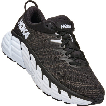 Беговые кроссовки женские HOKA One One Gaviota 4 / Черный-Белый