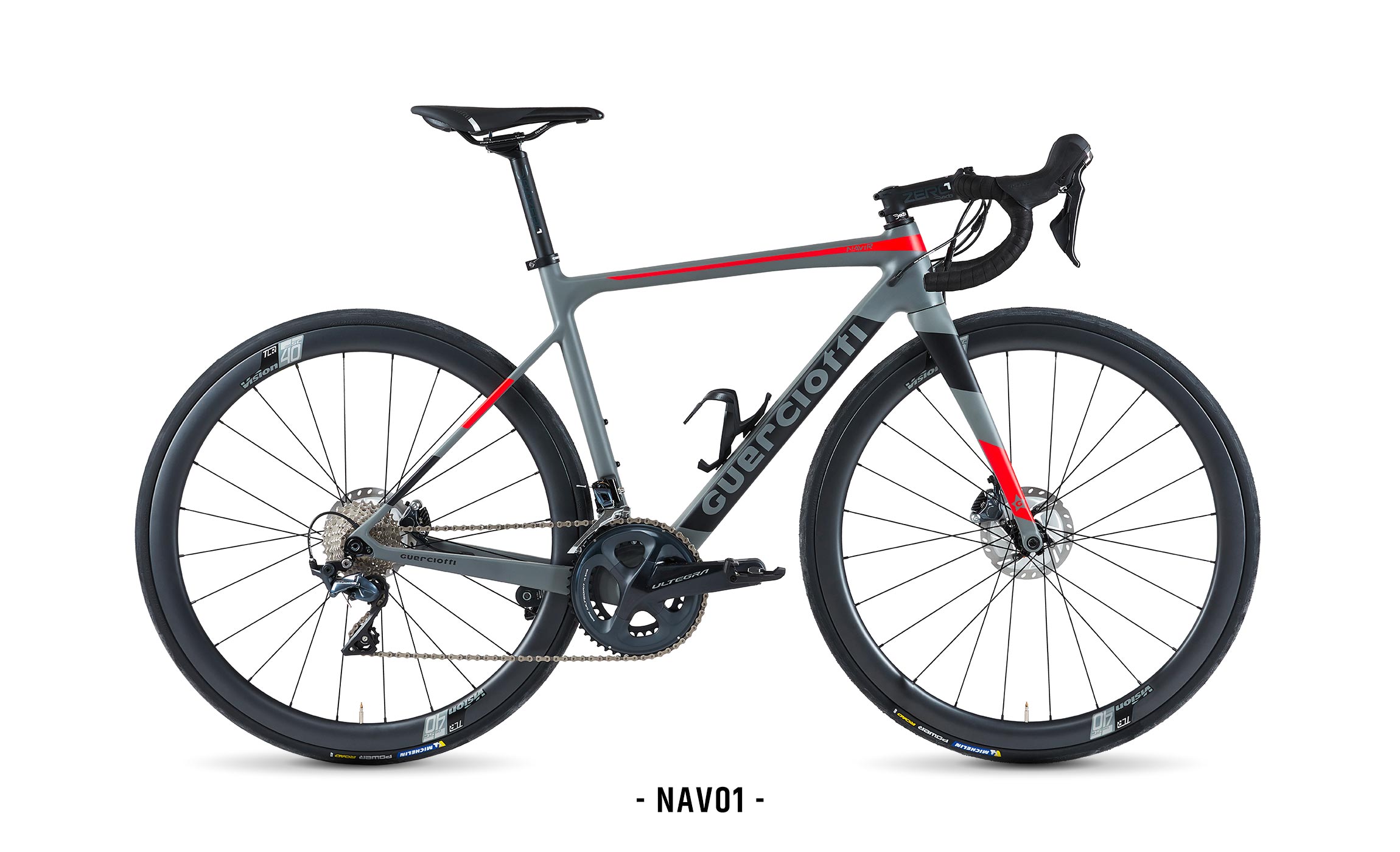 Guerciotti Navir 105 Rim / Серый-Красный
