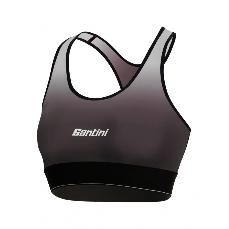 Спортивный бюстгалтер женский Santini Deni Sport Bra / Черный