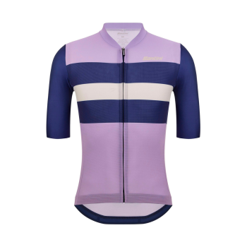 Веломайка Santini Bengal Unisex Cycling Jersey / Сиреневый-Синий
