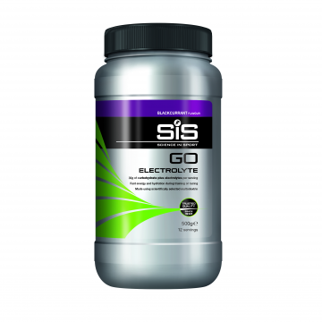 Напиток углеводный SiS GO Electrolyte с электролитами в порошке, вкус Черная Смородина, 500гр.
