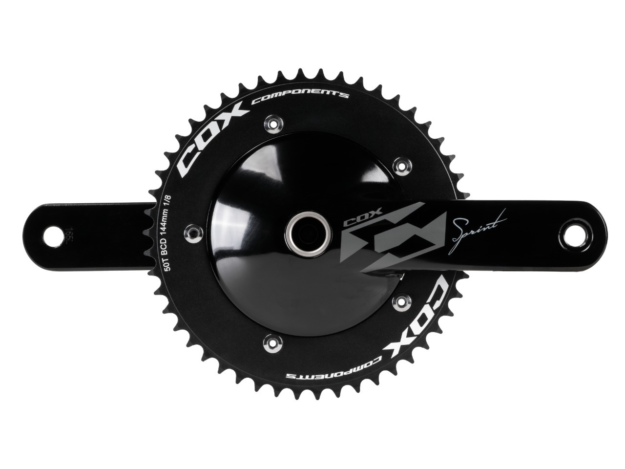 Система шатунов Cox Sprint Track Crankset / 50T / BCD 144mm 1/8" (OEM)