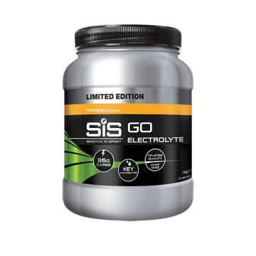Напиток углеводный SiS GO Electrolyte с электролитами в порошке вкус Тропические фрукты, 1кг