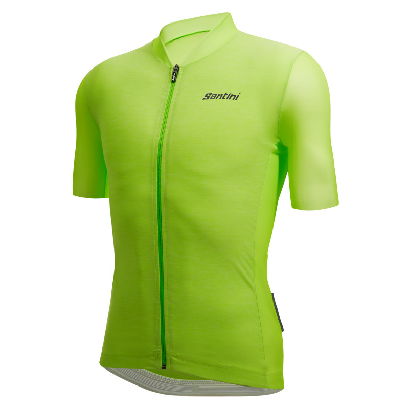 Веломайка Santini Colore Puro SS Cycling Jersey / Салатовый