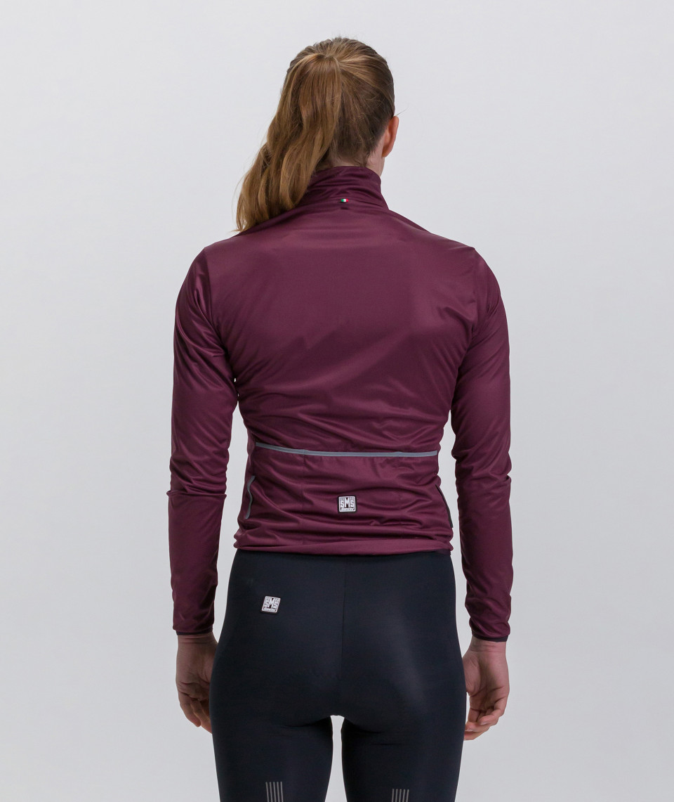 Ветровка Santini Nebula Woman's Wind Jacket / Бордовый