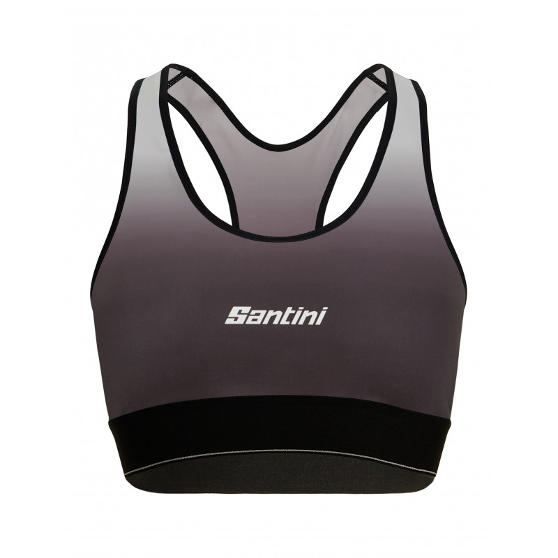 Спортивный бюстгалтер женский Santini Deni Sport Bra / Черный