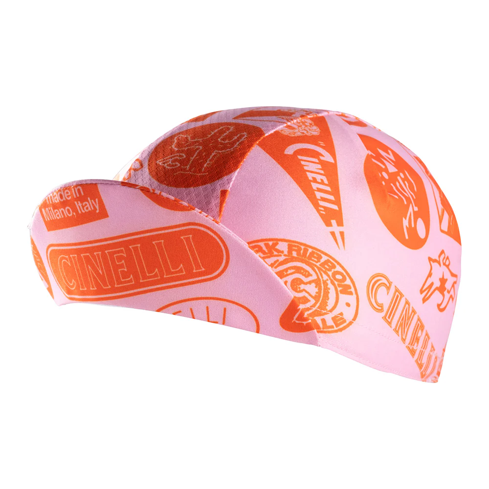 Велокепка Cinelli Supercorsa Cap / Розовый-Оранжевый