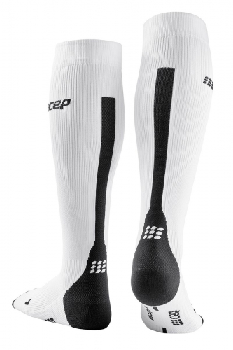 Женские спортивные компрессионные гольфы CEP Socks 3.0 / Белый