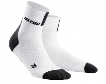 Женские спортивные компрессионные носки CEP Short Socks 3.0 / Белый