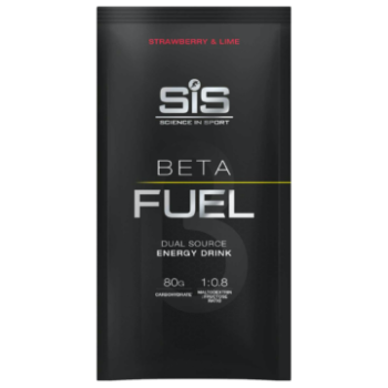 Напиток высокоуглеводный SiS Beta Fuel в порошке, вкус Клубника и Лайм, 82гр.