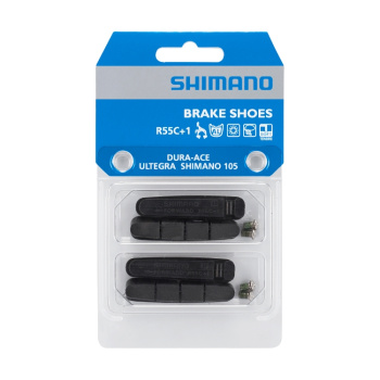 Колодки - вкладыши Shimano Dura-Ace/Ultegra/105 Road Brake Pads R55C+1мм / 2 пары