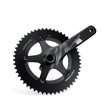 Система шатунов Miche Pistard Air Crankset Black 54T W/O B/B