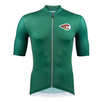Велосипедная джерси Cinelli Tempo Mesh Jersey / Peace / Зеленый-Розовый