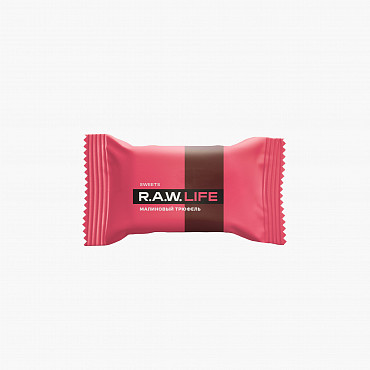 Конфета R.A.W. LIFE Sweets / Малиновый трюфель