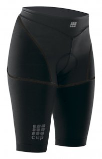 Женские компрессионные шорты для велоспорта CEP Bike Shorts / Черный