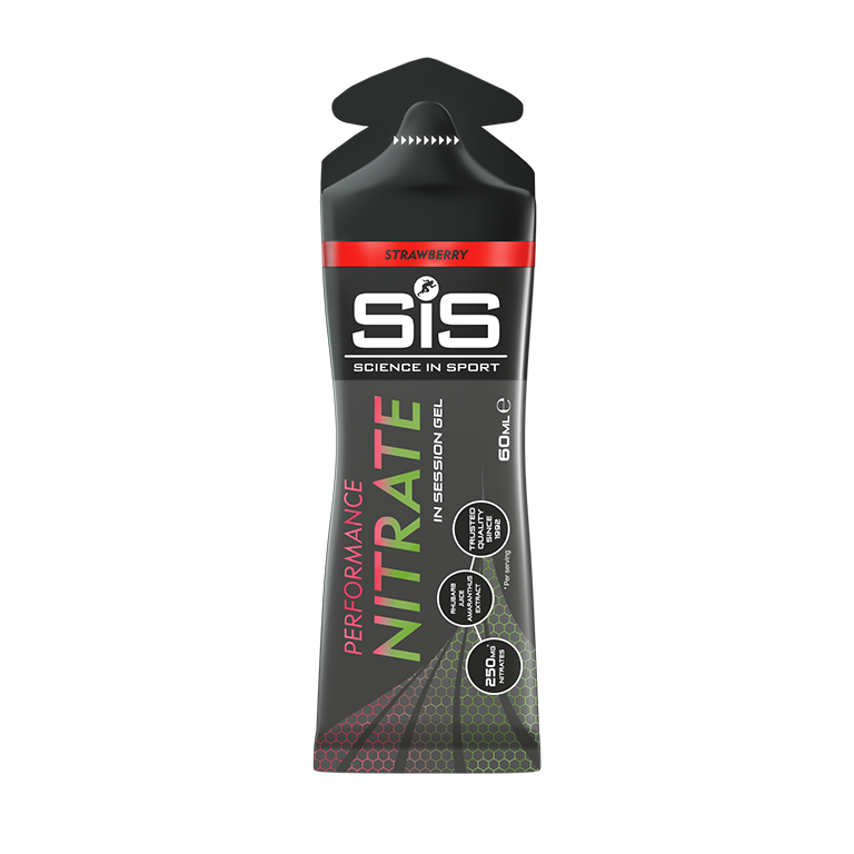 Гель с нитратами SiS Performance Nitrate, вкус Клубника, 60мл