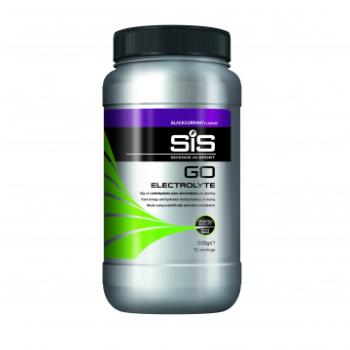 Напиток углеводный SiS GO Electrolyte с электролитами в порошке, вкус Черная Смородина / 500гр.