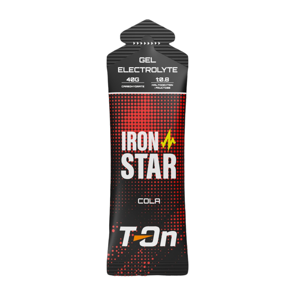 Энергетический углеводный гель T-ON ELECTROLYTE IRON STAR GEL  / 60мл / Кола