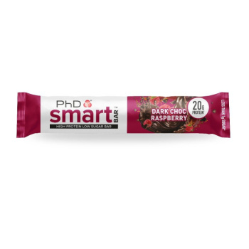 PhD Smart Bar, протеиновый батончик, вкус Темный Шоколад/Малина, 64гр