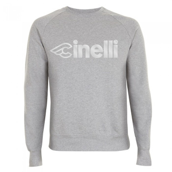 Кофта Cinelli Sweatshirt Crewneck Cinelli Reflect / Серый