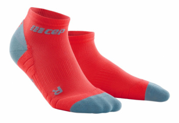 Мужские спортивные компрессионные носки CEP Low Cut Socks 3.0 / Красный