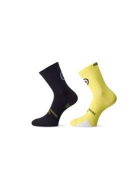Носки Assos Tiburu Sock Evo8 Twin Pack / Желтый