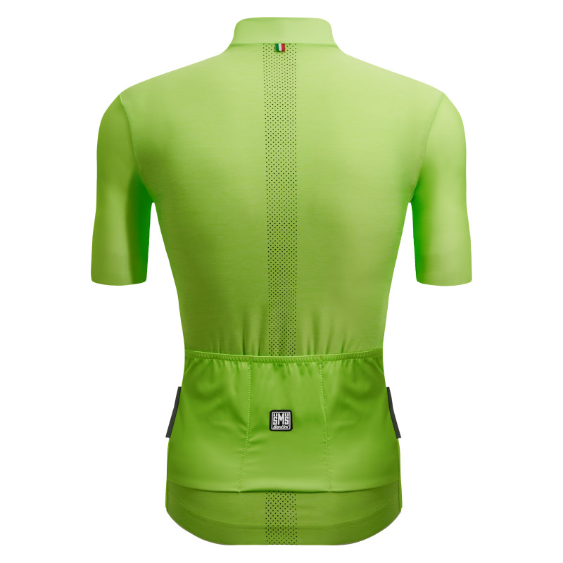 Веломайка Santini Colore Puro SS Cycling Jersey / Салатовый