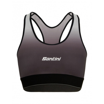 Спортивный бюстгалтер женский Santini Deni Sport Bra / Черный