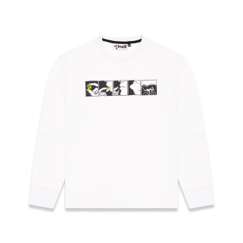Лонгслив Cinelli T-Shirt Longsleeve Acid / Белый