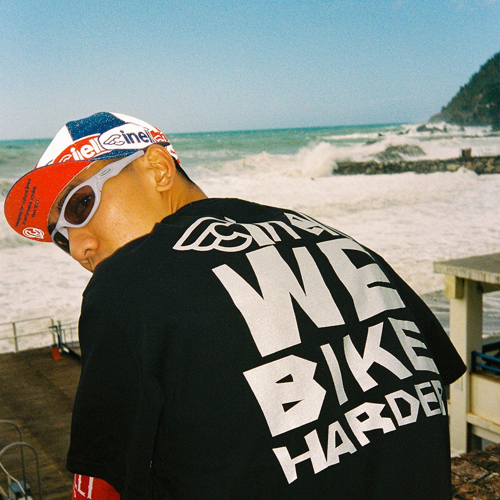 Футболка Cinelli T-Shirt We Bike Harder 2023 / Черный