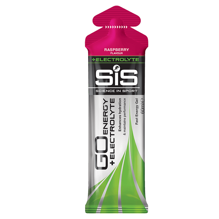 Гель изотонический углеводный SiS GO Energy+ с электролитами, вкус Малина, 60мл