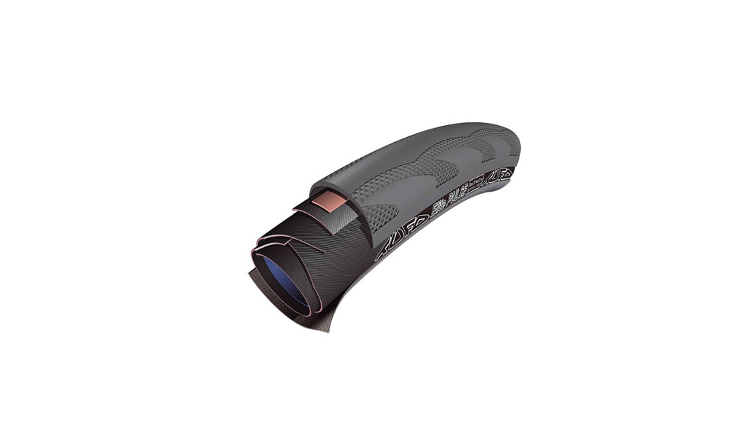 Трубка TUFO Elite Pulse / Черный-Черный