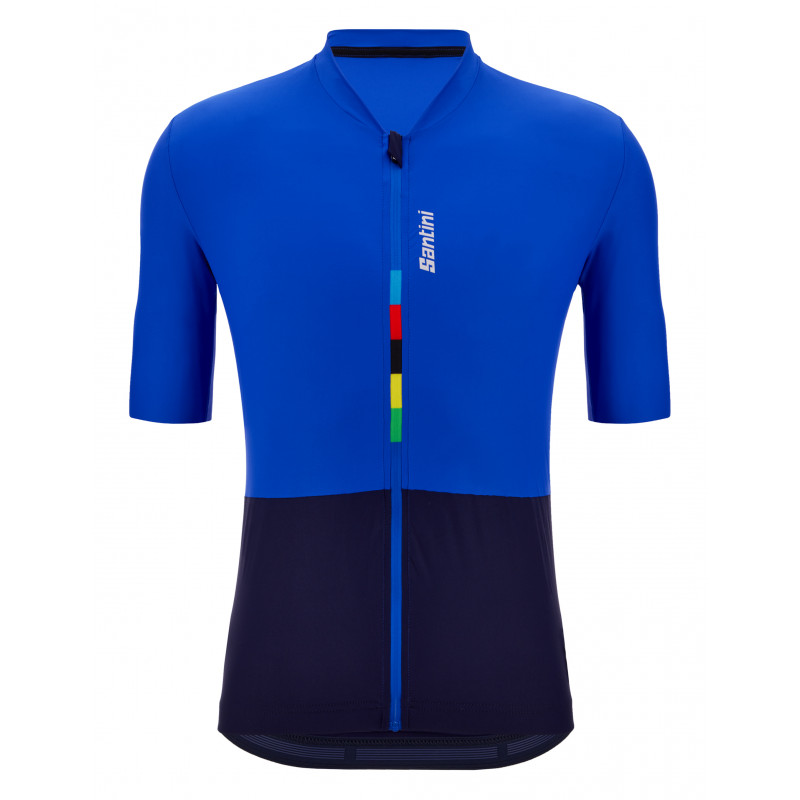 Веломайка Santini Colore Riga - UCI Official SS Cycling Jersey / Синий