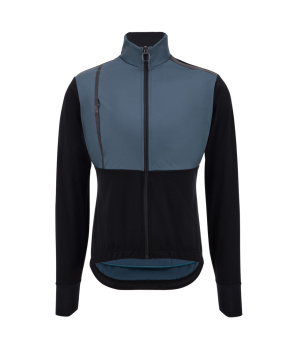 Велокуртка утепленная Santini Vega Absolute Winter Jacket / Черный-Серый