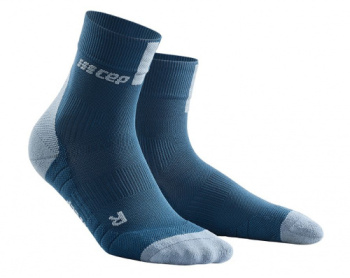 Мужские спортивные компрессионные носки CEP Short Socks 3.0 / Темно-синий