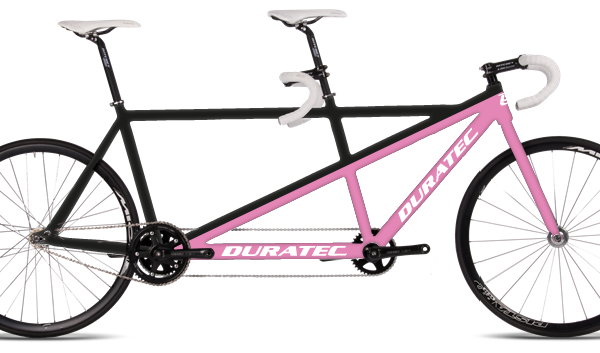Велосипед тандем Duratec Tandem Big Bang T9 Track / Черный-Розовый