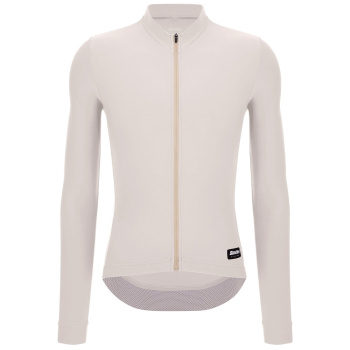 Веломайка утепленная с длинным рукавом Santini RTR Unisex Jersey / Бежевый