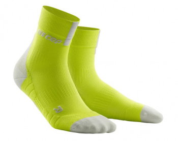 Мужские спортивные компрессионные носки CEP Short Socks 3.0 / Зеленый