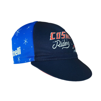 Велокепка Cinelli Cap Cosmic Riders Blue-Sergio-Mora