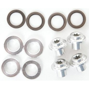 Конфирмат-гайка и шайбы держателя тормозных колодок Campagnolo Brake Shoe Fixing Bolt And Washers