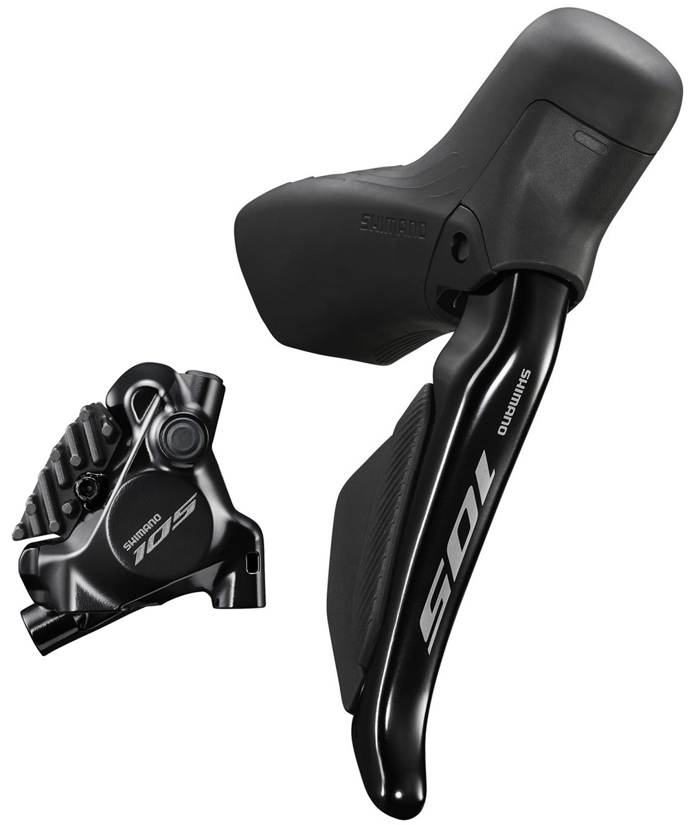 Shimano 105 di2 シフター ブラック Шифтер-Тормозная ручка Shimano 105 Di2 ST-R7170/BR-R7170 Disc