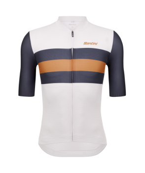 Веломайка Santini Eco Sleek Bengal Jersey / Белый-Золотой