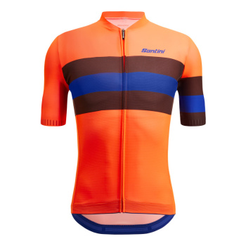 Веломайка Santini Eco Sleek Bengal SS Cycling Jersey / Оранжевый